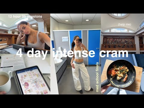my final med school exams vlog | 12 hour library days and cramming