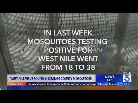 West Nile virus spreads across 13 O.C. cities