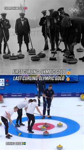 The Olympic Games on Instagram: "98 years between two golden Olympic moments. 👀 Who will take the men’s curling Olympic title at #MilanoCortina2026? 🥌 #Olympics #Curling"