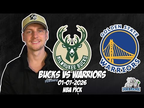 Milwaukee Bucks vs Golden State Warriors 1/7/26 NBA Free Picks & Prediction | NBA Betting Tips