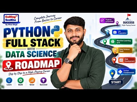 🔥 Python Full Stack with Data Science – Complete Roadmap | What to Learn & Why It Matters?