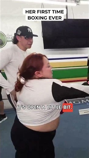 Her First Time Boxing Ever