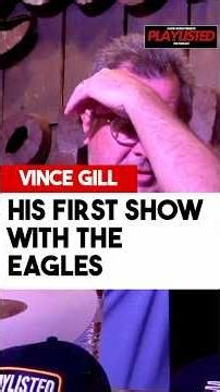 Vince Gill talks about his first show with the Eagles #DodgersStadium #PlaylistedPod #VinceGill