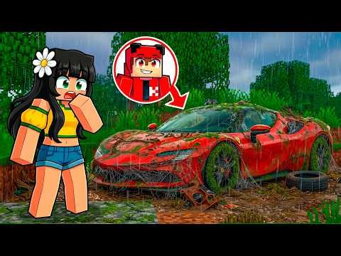 I Found a Realistic ABANDONED CAR in MINECRAFT!
