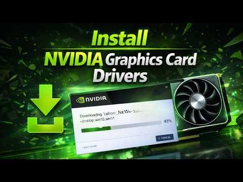 The EASIEST Way To Install NVIDIA Graphics Card Drivers