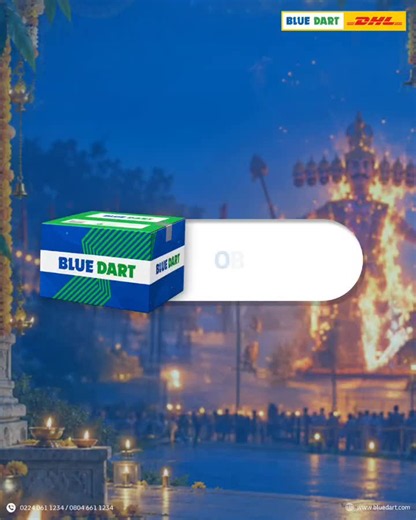 #happydussehra #dussehra #overcomingobstacles #bluedart #keepingindiamoving | Blue Dart