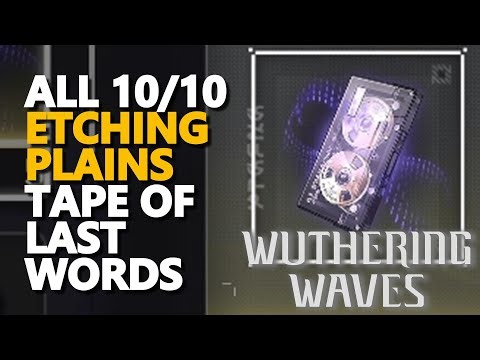 All Etching Plains Tape of Last Words Wuthering Waves