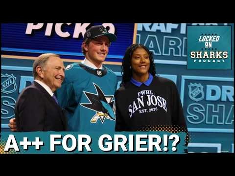 A+ PLUS: San Jose Sharks DOMINATE NHL Draft Grades with Stenberg, Verhoeff, & Lin Selections