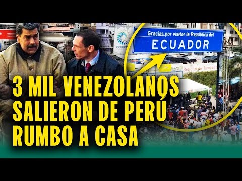 3 mil venezolanos salieron de Perú tras caída de Maduro