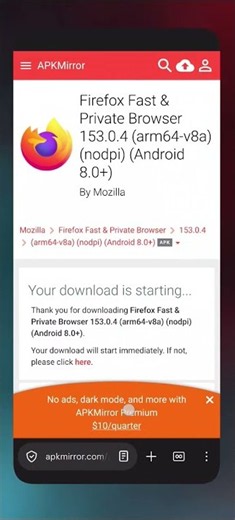 Download Firefox APKmirror link