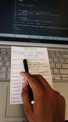 Python Full Stack in 90 Days #shorts