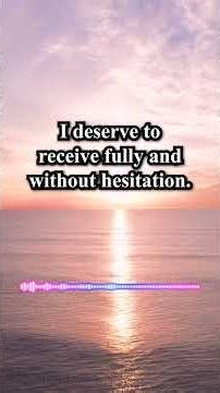 I Deserve It All | Powerful Positive Affirmations | Daily Morning Affirmations | Success | Abundance