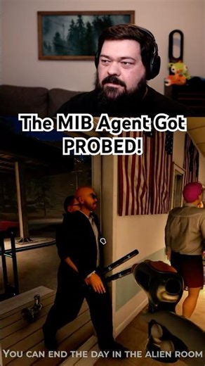 The MIB Agent Got PROBED! #roadsideresearch #shorts #gamingshorts #indiegame #aliengame