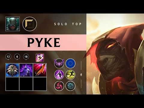 Pyke Top vs Zed - EUW Master Patch 26.07