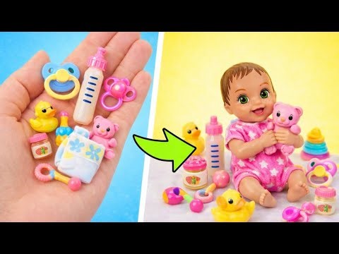 🌸LIVE: DIY EVERYTHING for Dolls! 💖 Baby Hacks, Furniture & More