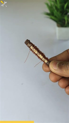 How to make an electromagnet 🧲 #shorts #howtomake