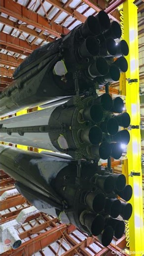 SpaceX Falcon Heavy Inside the Hangar #spaceX #Falcon