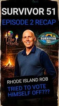 Rhode Island Rob Tried to Vote HIMSELF Out?! | Survivor 51 | Tribe of Nerds