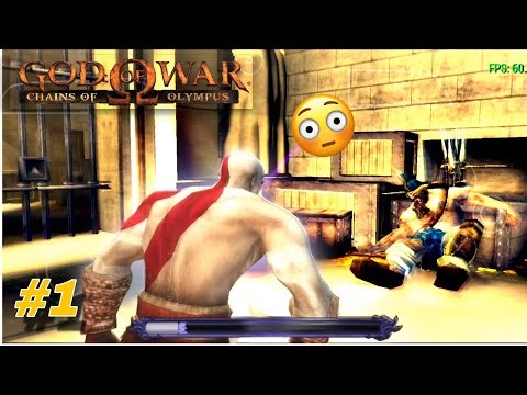 GOD OF WAR CHAINS OF OLYMPUS 🔥 Gameplay Walkthrough Part 1 [PPSSPP] [4K 60FPS] 