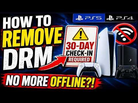 How to REMOVE DRM & FIX PS5 & PS4 30-Day DRM Update No More Offline?! (Explained)