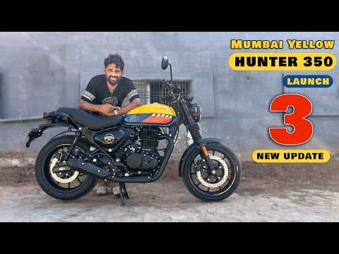 New Royal Enfield hunter 350 Launch With 3 Update Full Review