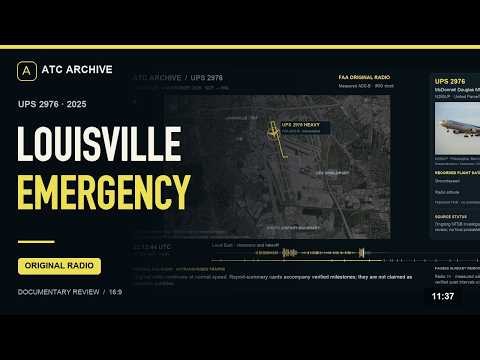 UPS 2976: Louisville Departure and Emergency Response | Original FAA Radio