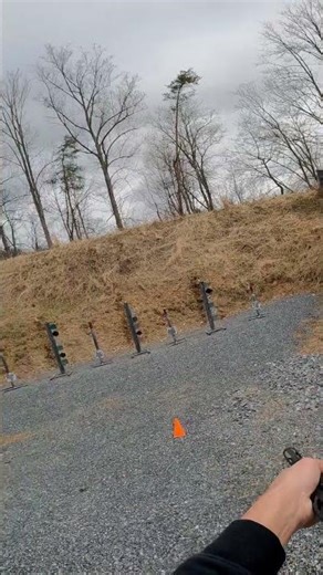 Dueling tree stage. #duelingtree #competitionshooting #fallingsteel