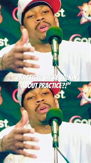 Allen Iverson's "Practice" rant became one of the most iconic quote in NBA history. #nba #theanswer