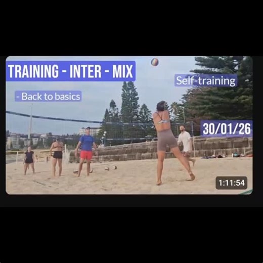 Sydney Beach Volleyball on Instagram: "30/01/26 - BBB Mix - Self-Training"