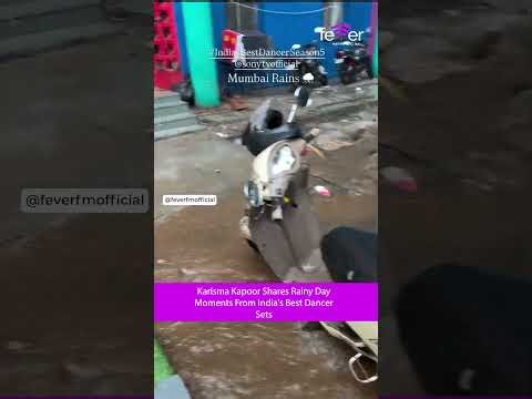 Karisma Kapoor Shares Rainy Day Moments From Indias Best Dancer Sets