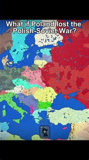 What if Poland lost the Polish - Soviet War? #history #hoi4 #roblox