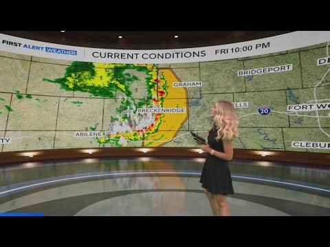 Severe storms push toward North Texas with strong winds, small hail