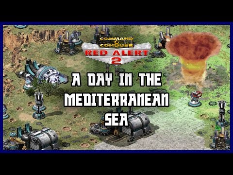 Red Alert 2 | A Day In The Mediterranean Sea | (7 vs 1 + Superweapons)