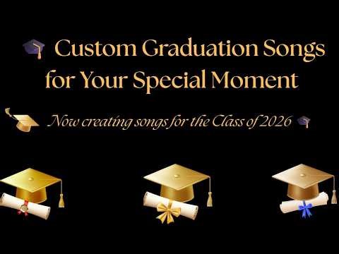 Custom Graduation Song 2026 🎓 | Perfect for Reels & Senior Videos (Order Now)