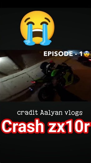 zx10r crash ho gaya 😭 ladakh ride/aalyan vlogs #shorts