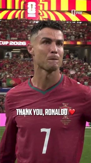 ⚽💐 Cristiano Ronaldo played his final World Cup match for Portugal.