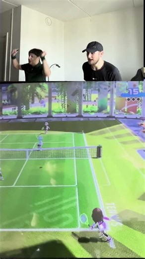 Insane Smash in Nintendo Switch Sports Tennis 😳🎾 #shorts