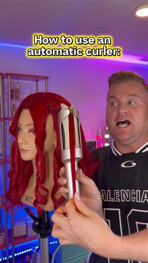 How to use an automatic curler #hairstyle #hairstyles #hairtutorial