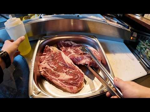 POV 35 minutes of real cooking during dinner service grill station French restaurant kitchen 🇫🇷🔥