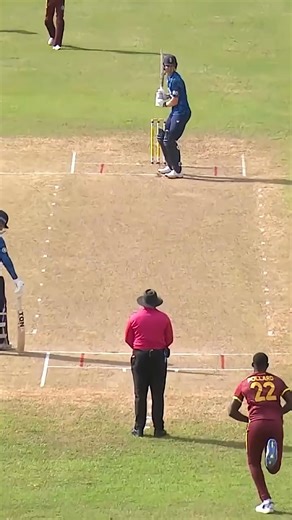Wicket 2nd ball of the game 🔥 What a moment this was for our U19s | Windies Cricket