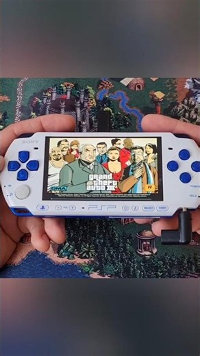 GTA 3, VC & SA on PSP before GTA 6🤘🔥 #psp #gtasa #gta3 #gta #gtavc