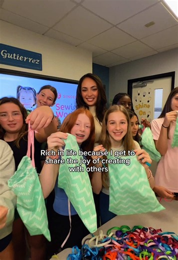 So grateful for the opportunity to share my love for sewing with these young minds during the @Operation Smile Day of Service 🪡🧵❤️ #operationsmile