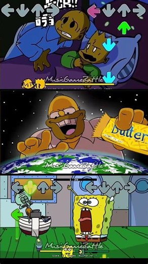 Homer Simpsons vs Spongebob Mod - Mobile Gameplay - Friday Night Funkin' Game