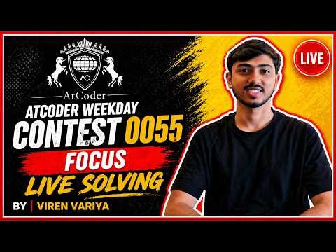 Live solving AtCoder Weekday Contest 055 (Beta) | Improving Day by Day