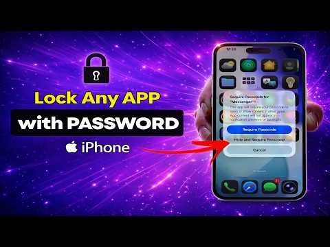 How I LOCKED Individual APPS On iPhone With PIN Code