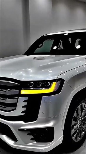 🤍 2025 Toyota Land Cruiser LC300 V8 — White Pearl Beast! 🔥