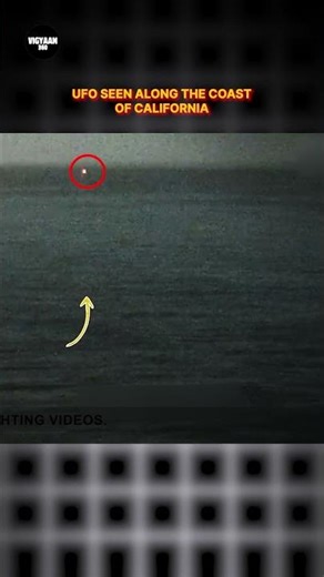 Multiple UFOs Caught On Camera Along The Coast Of California! #shorts #lab360 #alien