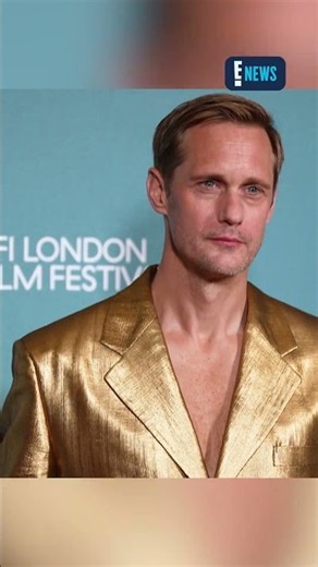Alexander Skarsgård stands ten toes down on the red carpet at the BFI London "Wicker" screening.