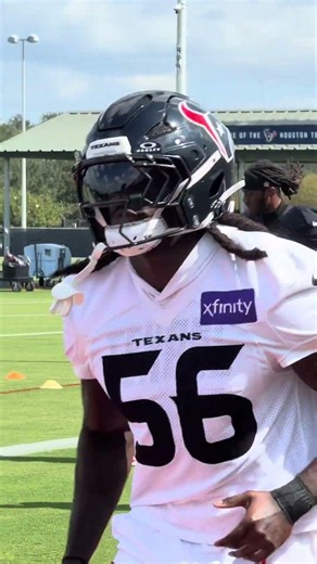 Houston Texans practice begins with a new addition as WR Marvin Harrison Jr. takes the field.