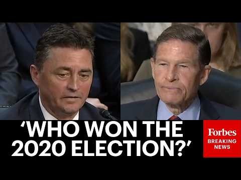 Richard Blumenthal Relentlessly Grills Trump Judicial Nom On The 2020 Election: 'I'm Disappointed'